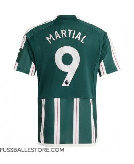 Günstige Manchester United Anthony Martial #9 Auswärtstrikot 2023-24 Kurzarm